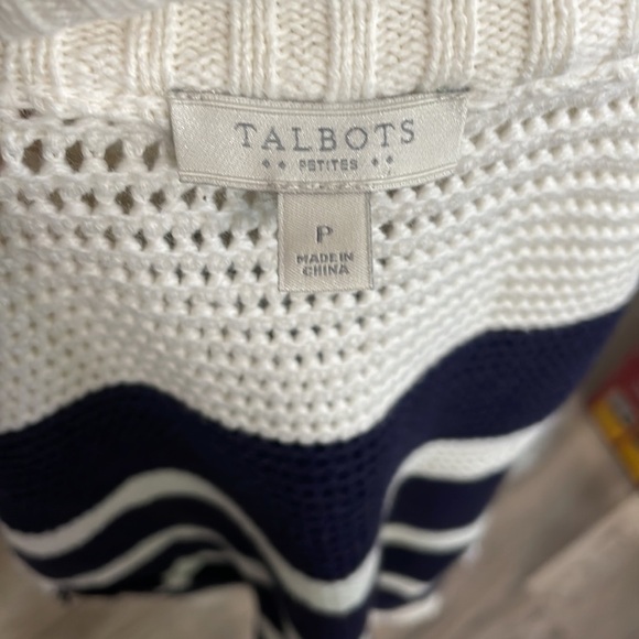 Talbots sweater with zip on front - Picture 6 of 7